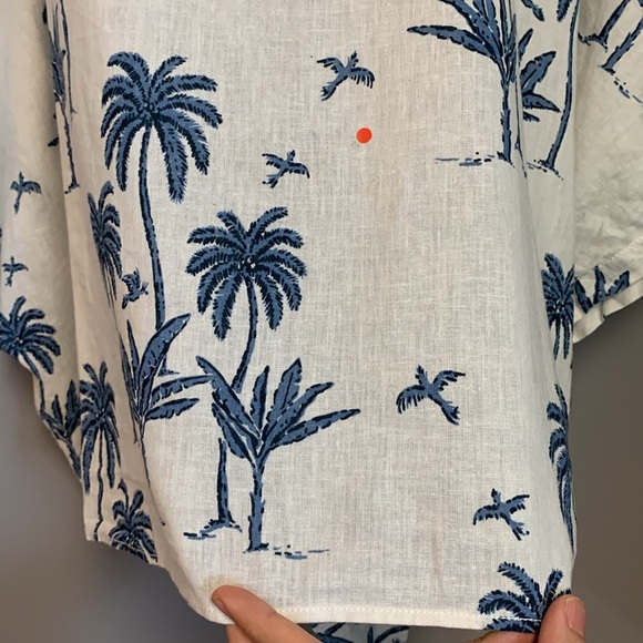 XL H&M Dempsey Palm Tree Linen Blend - Picture 8 of 8